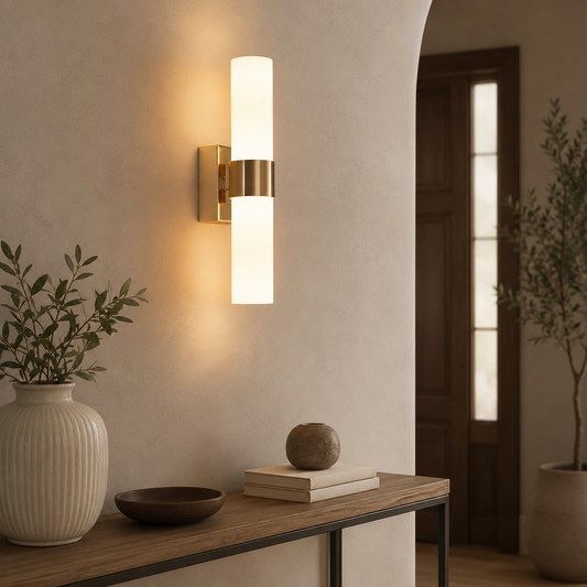 Gold Modern G9 LED Wall Sconce with Adjustable Colour Temperature
