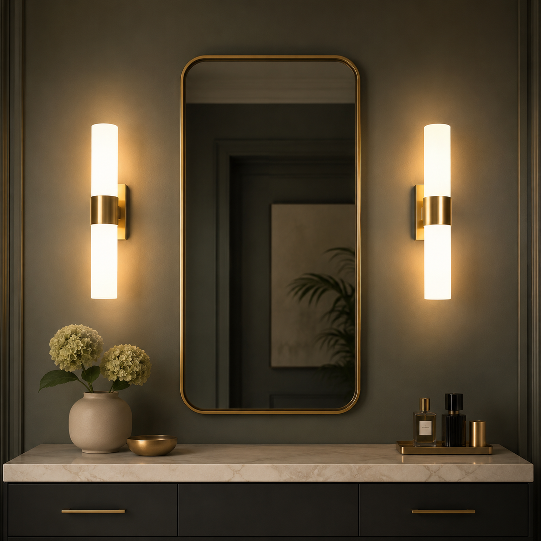 Gold Modern G9 LED Wall Sconce with Adjustable Colour Temperature